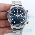 Omega Seamaster Planet Ocean 600m Stainless Steel Blue Dial Watch - Swiss 9300 Replica